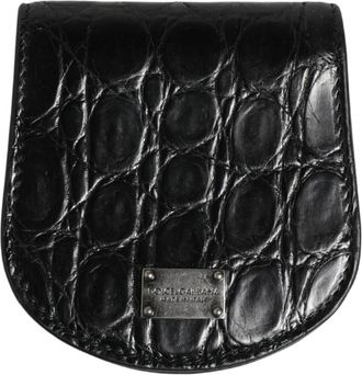 Dolce & Gabbana Bifold Wallet - unisex - Portefeuilles - Zwart - ONE Size - Leer - Accessoires