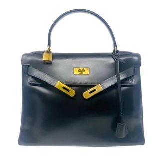 Herm&egrave;s Black Box Leather Kelly 32