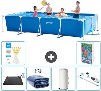 Intex Piscina Con Estructura Rectangular - 450x220x84 Cm - 7-piezas S78