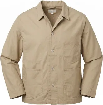 Edwin Hombre, Chaquetas, Beige, Talla: L