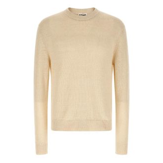 Jil Sander Heren, Truien, Beige, Maat: XL Zijde