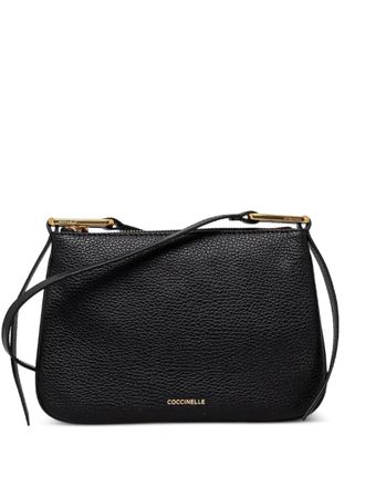 Coccinelle small Magie textured leather cross body bag - women - Calf Leather - OS - Black