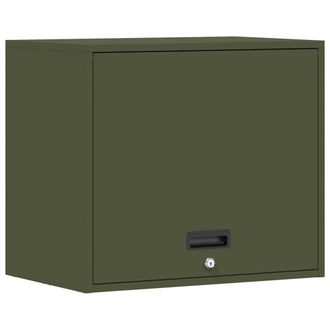 vidaXL Armario De Pared Para El Garaje Verde Oliva 60 X 40 X 53 Cm Vidaxl