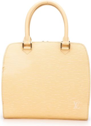 Louis Vuitton Pre-owned Womens Pontneuf Top Handle Bag - Yellow Leather - One Size