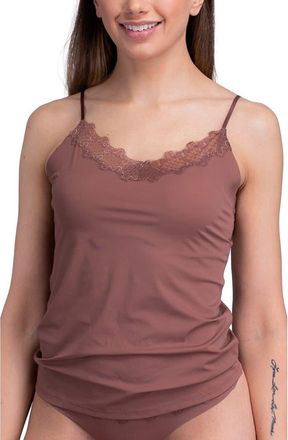 Uwila Warrior Soft Seamless Camisole with Lace in Toffee at Nordstrom, Size Xx-Large