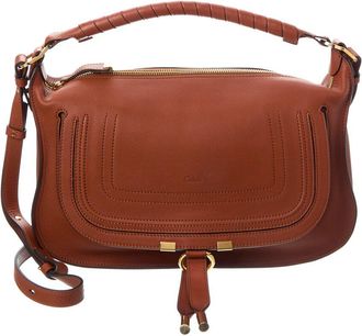 Chlo&eacute; Marcie Small Leather Shoulder Bag