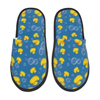 Generic Rubber Duck Men Women Slippers Non-Slip House Shoes Fluffy Sliders For Indoor Outdoor Winter M