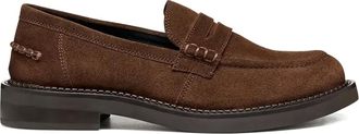 Geox Serilda stitched loafers - Marrone