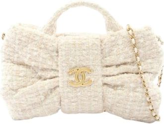 Chanel Pre-owned Vintage Handbag - Dames - Vintage Handtas - Beige - ONE Size - Vintage