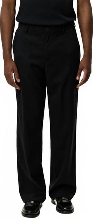 Les Deux Randall Suiting Straight Leg Pants In Black