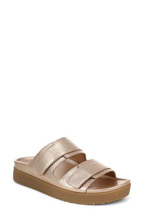 Vionic Riviera Slide Sandal in Bronze at Nordstrom, Size 9.5