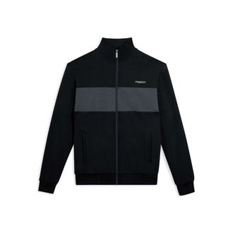 Freddy Felpa full zip con fascia a contrasto sul petto