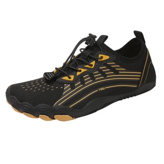 Generic Bathing Shoe Five Finger Water Shoes Quick Drying Non-Slip Bathing Barefoot Shoes for Beach Lightweight Breathable Cushioning Footwear with Laces Styl