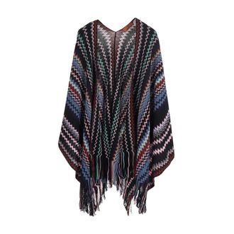 Missoni V-hals Cape - Dames - Jassen - Veelkleurig - Maat: ONE Size