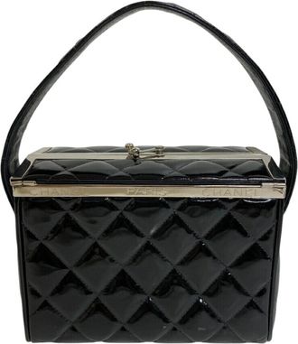 Chanel Matelasse Patent Leather Handbag Vanity Bag (Pre-Owned)