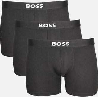 HUGO BOSS Mens BOSS 3-Pack BOSS ONE Boxer Briefs, Black - Size: 32/34/35