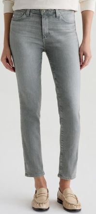 AG - Adriano Goldschmied Prima Cigarette Ankle Jeans in Greyscape at Nordstrom, Size 26