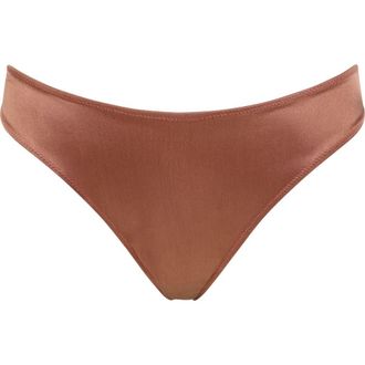 Huit Poeme Prestige Tanga in Brown at Nordstrom, Size X-Large