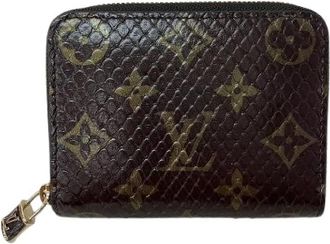 Louis Vuitton Pre-owned Wallets, female, Brown, Size: ONE SIZE Pre-owned Vintage Leather Wallet