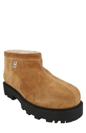 Givenchy Storm Suede Genuine Shearling Lined Boot in Camel at Nordstrom Rack, Size 12Us / 45Eu