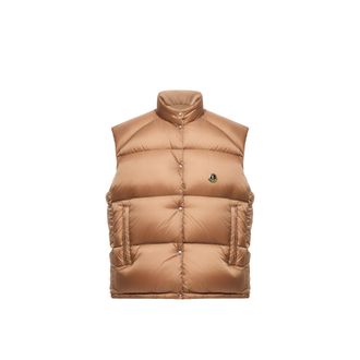 Moncler Moncler Tibb Reversible Down Vest, Women, Beige, Size: 00