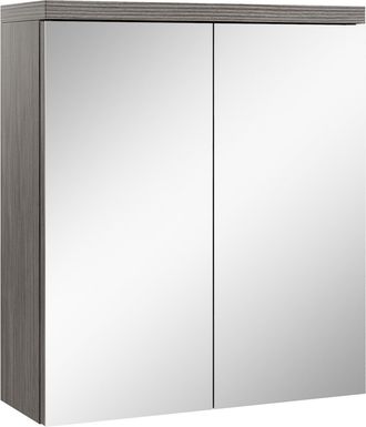 Badplaats Mueble Espejo Toledo 60cm Bodega (gris) - Armario Mueble Espejo Espejo Ba&ntilde;o Mueble Ba&ntilde;o Mueble De Pared