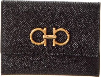 Ferragamo Gancini Leather Card Holder