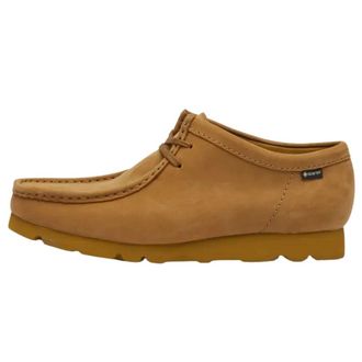 Clarks Laced Shoes, male, Brown, Size: 11 US Gore-Tex Wallabee Oakmoss Nubuck Shoes