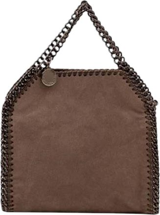 Stella McCartney Brown Falabella Tiny Tote