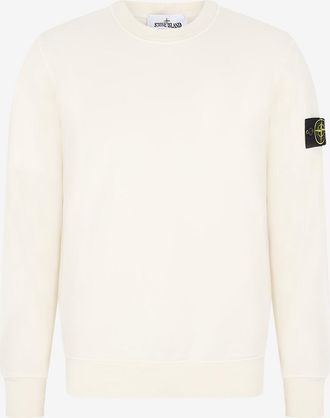 Stone Island Sweatshirt mit Rundhalsausschnitt aus bestickter Baumwolle