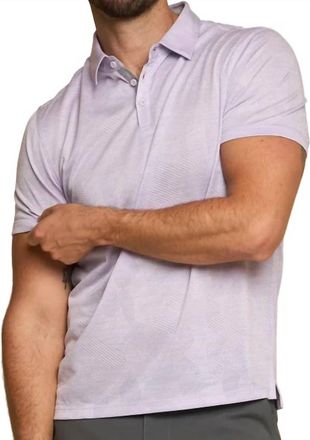 Fundamental Coast Terrain Polo Shirt In Orchid