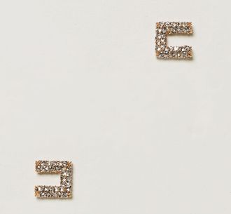 Elisabetta Franchi Orecchini Elisabetta Franchi in ottone con strass incastonati