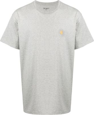 Carhartt Work in Progress Grey Logo T-shirt