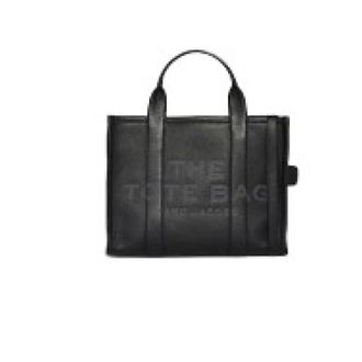 Marc Jacobs Leather Small Tote Bag - female - Marc Jacobs - Shopping Bags - Black - ONE SIZE - Bags