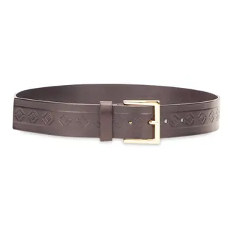 Alberta Ferretti Leather belt - female - Alberta Ferretti - Belts - Brown - S - Accessories
