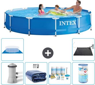 Intex Piscina Con Estructura Redonda - 366x76 Cm - 8-piezas S31765