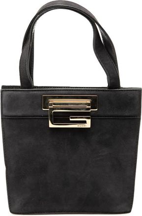 Gucci Pre-owned Gucci G Suede Handbag 007-2046-0284
