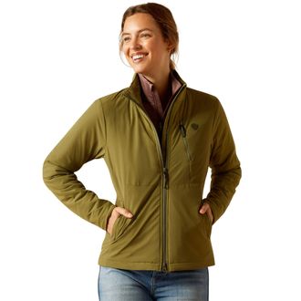 Ariat Womens Rion StretchShell Insulated Jacket Long Sleeve in Winter Moss, Size X-Small, by Ariat