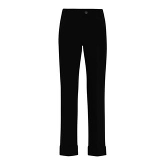 Emme Di Marella Straight Trousers, female, Black, L, Favore Trousers