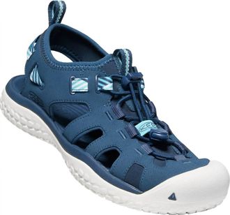 Keen Womens Solr Sandal In Navy/blue Mist