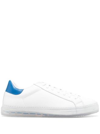 Kiton Sneakers met doorzichtige zool - Wit
