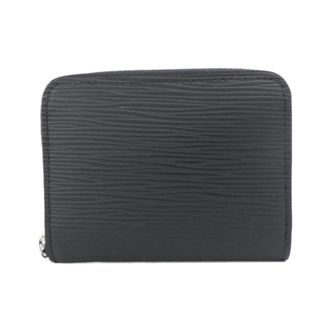 Louis Vuitton Black Leather Coin Purse/Coin Case (Pre-Owned)