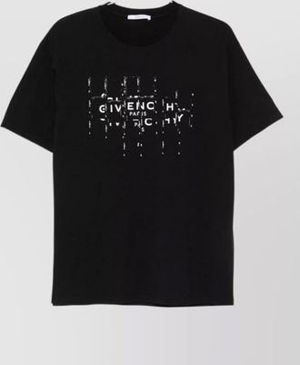 Givenchy cotton poplin t shirt choker detail