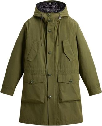Woolrich Uomo, Cappotti, Verde, M, new