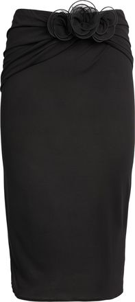 Magda Butrym Floral-Appliqu&eacute; Pencil Skirt Size M