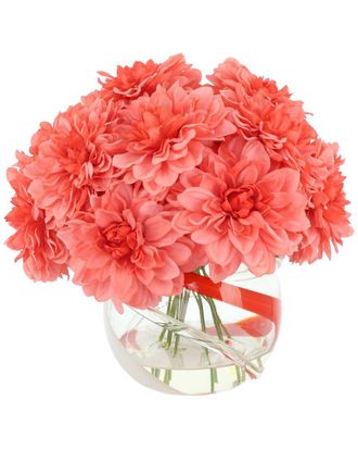 Creative Displays Inc. Dahlia Arranged In Glass Vase