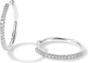 Classicharms Gaia Celestial Sunburst Mini Hoop Earrings in Silver at Nordstrom