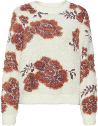 Vero Moda Trui met ronde hals en bloemenprint