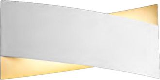 OEM Applique Moderna Redo Group Xavier 01-2381 01-2380 Led Lampada Parete Illuminazione Indiretta, Finitura Metallo Bianco