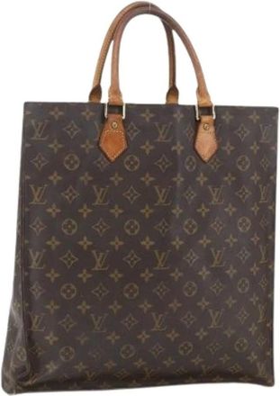 Louis Vuitton Pre-owned Tote Bags, female, Brown, Size: ONE SIZE Pre-owned Canvas Tote Bag